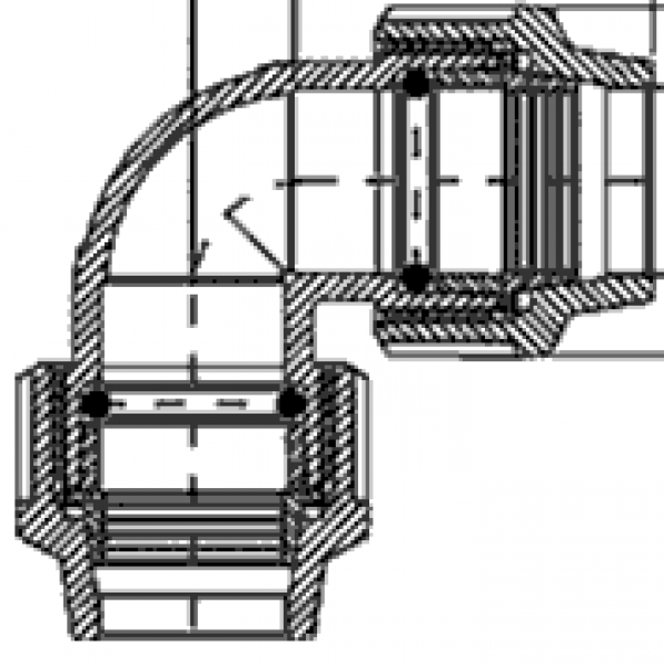 PP 16 x 16 Winkel 90°